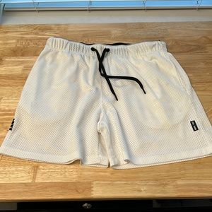 0489. SilverPlus® Mesh Rec Short - White